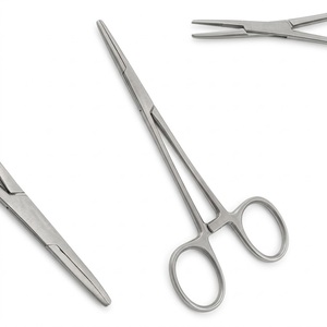 Pinzas Hemostáticas de Acero Inoxidable de Alta Calidad, Pinzas Quirúrgicas Rectas con Bloqueo - Product Image 3