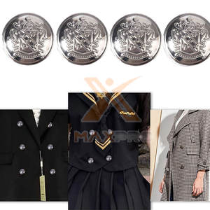 อุปกรณ์ตกแต่งชุดพิธีการราคาส่งถูก กระดุมเหล็กคุณภาพดีสำหรับชุดพิธีการ - Product Image 6