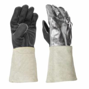 Guantes de Seguridad para Construcción Resistentes y Personalizables, Duraderos, Reforzados, de Cuero Vacuno Aluminizado, Resistentes a Pinchazos, Certificados CE, Resistentes al Calor - Product Image 1