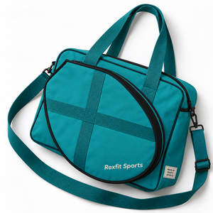 Bolsa Personalizada para Raqueta de Squash, Deportiva, con Bolsillo Frontal con Cremallera, Asas Dobles y Correa para Llevar al Hombro - Product Image 1