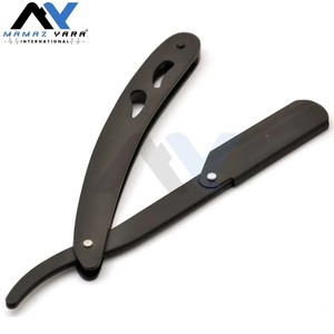 High Quality Vintage Single Blade Folding Stainless Steel Disposable Barber <b>Razor</b> for <b>Men</b> Face Body Shaving Hot Sale Salon Groom - Product Image 3