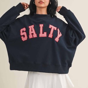 เสื้อสเวตเชิ้ตคอเต่าทรงโอเวอร์ไซส์ ดีไซน์มินิมอล พรีเมียม ทรงหลวม สกรีนโลโก้ได้ สไตล์สตรีท - Product Image 2