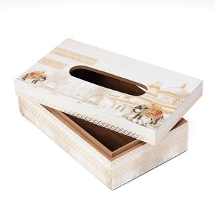 Oriental Minimalist <b>Paper</b> <b>Tissue</b> Box Cover & Napkin Case for Home Hotel Bathroom Decor - Product Image 3