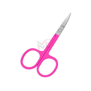 Tijeras de Manicura de Acero Inoxidable, Cuchilla Recta, Cortacutículas, Punta Afilada, Herramienta de Belleza, Mango Metálico, Orificio Redondo, Uso para Adultos - Product Image 3