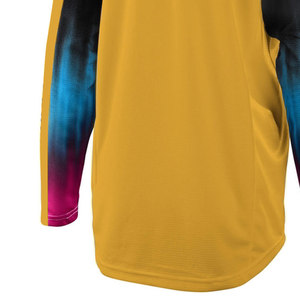 Maillot de course moto personnalisé, nouveau style, coupe-vent, imprimé, polyester/coton, respirant, séchage rapide, couleur et logo personnalisables - Product Image 6