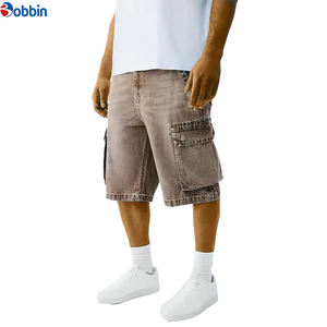 Overoles de Mezclilla Holgados para Hombre, Diseño Personalizado de Verano, Estilo Urbano BOBBIN INDUSTRIES, con Bolsillos Laterales y Traseros - Product Image 2