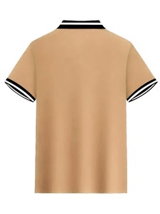เสื้อยืดผู้ชายหรูหรา แขนสั้น ทรงเข้ารูป ระบายอากาศได้ดี ผลิตจากผ้าถัก เป็นมิตรกับสิ่งแวดล้อม เหมาะสำหรับใส่ลำลองหรือเล่นกอล์ฟ รับผลิตแบบ OEM ขายส่ง - Product Image 5