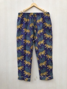 Floral cotton night <b>suit</b> Handmade Cotton <b>Pajama</b> Set Hand Block Print Floral Indian Night <b>Suit</b> cotton wear dress gift for her - Product Image 4