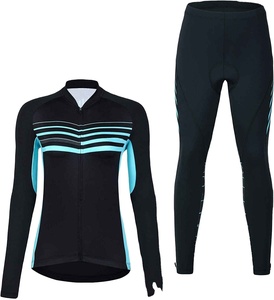Maillot de cyclisme pour femmes de haute qualité, 100% polyester, antibactérien, vêtements de sport confortables, designs de logo personnalisés, uniforme de cyclisme - Product Image 1