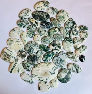 100% Natural <b>Tree</b> Agate Gemstone Palmstone Polished and Wholesome Best Price - Product Image 1