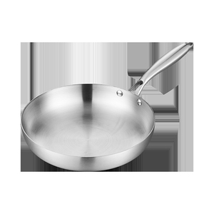 Poêle à frire classique en acier inoxydable, conçue pour la robustesse et l'efficacité, offrant des résultats de cuisson constants et un nettoyage facile. - Product Image 6