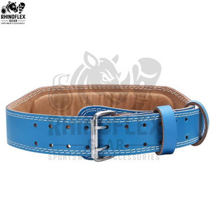 Cinturones de Powerlifting de Alta Calidad con Hebilla Simple y Logotipo Personalizado, Cinturón de Cuero Resistente para Gimnasio y Levantamiento de Pesas - Product Image 3