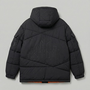 <b>Utility</b> Hooded Puffer <b>Jacket</b> | Multi-Pocket Insulated Winter <b>Jacket</b> | Custom OEM Private Label Streetwear Manufacturer - Product Image 2