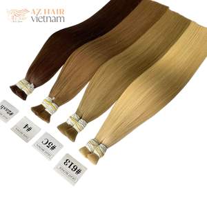 Prix usine 100% extensions de cheveux vietnamiens bruts un donneur unique en vrac cheveux humains non transformés paquets de cheveux vierges droits - Product Image 1