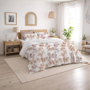 Ensemble de housse de couette Queen Size en coton premium, housse de couette confortable avec oreiller, doux et respirant, collection hôtel - Product Image 2