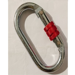 Durable Aluminium Locking Carabiner <b>for</b> Construction Safety Climbing and Rescue Operations - Product Image 2