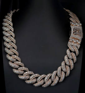 Colgantes de Oro Amarillo de 10k con Diamantes de Corte de 26 mm, Cultivados en Laboratorio IGI/GIA, Estilo Vintage, para Bodas/Compromisos, Unisex, para Joyería de Estilo Hip-hop y Rap - Product Image 1