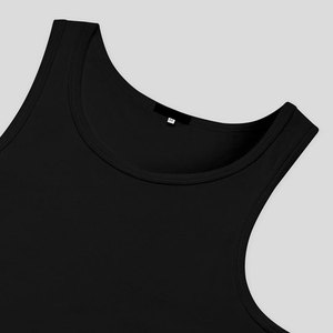 Camiseta sin mangas para correr, jersey deportivo de algodón, diseño holgado, liso, ropa de yoga, color sólido, secado rápido, top acanalado sin costuras - Product Image 6