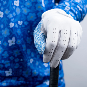 Guante de Golf para Mano Izquierda, Blanco, Cuero Cabretta, Transpirable, Ligero, Antideslizante, con Cierre de Velcro, Unisex, Deportivo - Product Image 5