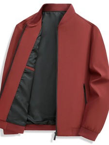 Giacca da uomo personalizzata con zip a maniche lunghe, leggera, casual, produttore OEM ODM, design leggero, antivento e confortevole - Product Image 6