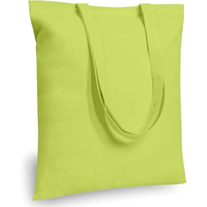 Custom Cotton Canvas Tote <b>Bag</b> with Drawstring & Ribbon Handles <b>Reusable</b> <b>Shopping</b> <b>Bag</b> for Grocery Gift Daily Use - Product Image 5