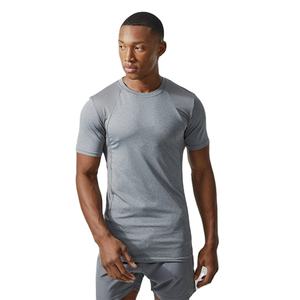 เสื้อยืดออกกำลังกายผู้ชายขายส่งแบบกำหนดเอง เสื้อผ้าฝึกซ้อมยืดหยุ่นกระชับสวมใส่สบายสำหรับวิ่ง ขายดี - Product Image 2