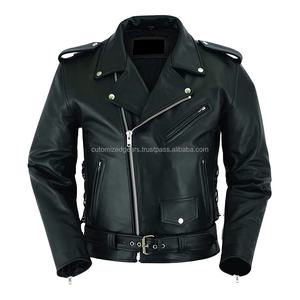 Nouvelle veste coupe-vent en cuir noir pour homme, style motard, col roulé, fermetures éclair robustes, respirante, tendance hiver - Product Image 4