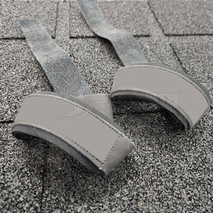 Correas de cuero para levantamiento de pesas, correas de gimnasio de alta resistencia para levantamiento de pesas, agarre fuerte, entrenamiento, equipo de soporte para fitness - Product Image 6