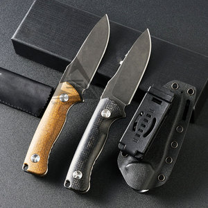 Suministro Directo de Fábrica OEM Cuchillos de Hoja Fija DIY de Alta Calidad con Hoja de Acero Inoxidable Damasco y Mango de Madera - Último Diseño 3 Años de Garantía - Product Image 4