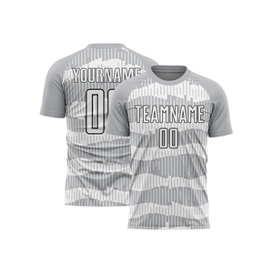 Ensemble d'uniformes de football personnalisés, maillot d'équipe de football professionnel, impression sublimée, 100% polyester, séchage rapide, respirant, vêtements de sport - Product Image 2