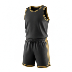 Tenues de basketball personnalisées sublimées, respirantes, à séchage rapide, pour hommes, ensemble maillot et short d'entraînement pour équipes, fabricant - Product Image 1