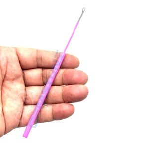 Outil professionnel pour la pose d'extensions de cheveux, crochet à tirer | Crochet d'installation pour micro-anneaux et nano-perles |   Outil d'extension en acier inoxydable - Product Image 3