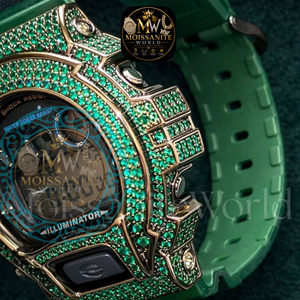 Boîtier de montre de luxe en acier inoxydable, accessoire de bijouterie personnalisé avec des pierres de moissanite brillantes, prix direct usine, meilleur prix - Product Image 3