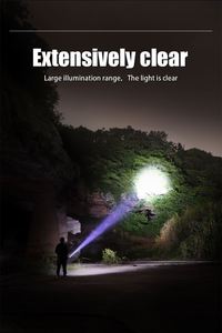 CITICITY Tactical Flashlight, 4 Modes High Lumens 1100LM White Laser Tactical Flashlights Zoom Waterproof for Hiking Camping - Product Image 5