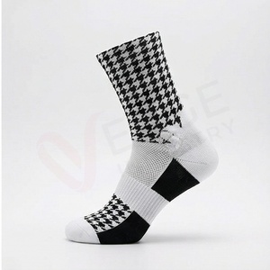 Men's Crew <b>Socks</b> Solid <b>Color</b> Knitted Breathable Cotton Polyester Spandex Autumn Daily Wear Regular Style - Product Image 3