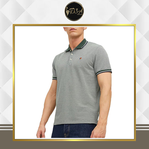 เสื้อยืดผู้ชายทรงหลวม ผ้าถัก ระบายอากาศได้ดี ป้องกันรอยยับ สีเทา สไตล์ลำลอง คุณภาพเยี่ยมมาตรฐานสูงสุด สำหรับผู้ซื้อจำนวนมาก - Product Image 2