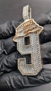 Pendentif baseball Moissanite Iced Out pour homme, bijoux Hip Hop, collier sportif de luxe en argent, cadeau tendance - Product Image 6