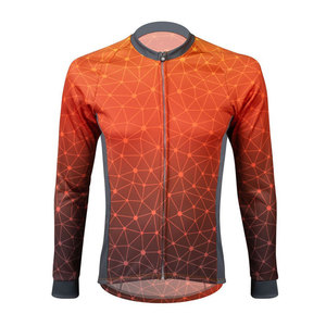 <b>Cycling</b> Team Long Sleeve Jersey With Professional Fabric Custom Design For Racing And Training Wholesale - Product Image 1