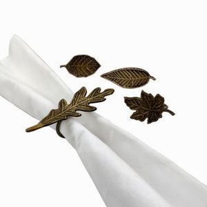 Porte-serviettes en métal fini à la main, conçu pour des dîners élégants et des présentations de table sophistiquées - Product Image 6