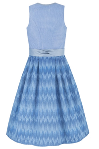 Women's Vintage Dirndl <b>Dress</b> A-Line Midi Sleeveless Square Collar Velvet With Belt <b>Elastic</b> Waist Flared Hem Autumn Style - Product Image 6