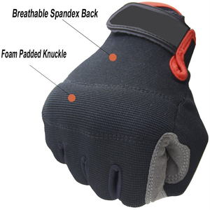 Leather Working <b>Gloves</b> Tough Cowhide Material for Maximum Durability and <b>Long</b> Term Industrial Performance - Product Image 6