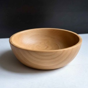 Bol de service en bois d'acacia tendance 2026 pour salades, fruits, soupes, collations – Vaisselle de luxe de qualité supérieure pour la cuisine - Product Image 1