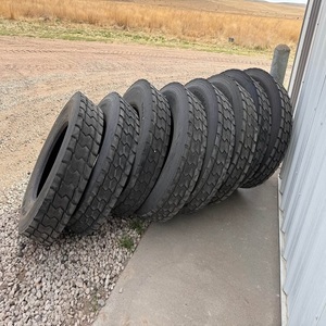 ยางรถบรรทุกมือสอง 11R24 5 เส้น ลายดอกยางแบบเรเดียล ออกแบบมาสำหรับตำแหน่งล้อหน้า เหมาะสำหรับการขับขี่ทางไกลบนทางหลวง ประหยัดน้ำมัน - Product Image 5