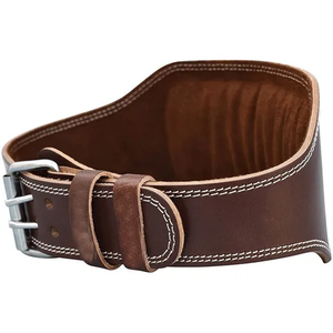 Cinturón de Levantamiento de Pesas Ajustable, Cinturón de Soporte Lumbar de Cuero Resistente para Gimnasio, Cinturón de Entrenamiento de Powerlifting para Hombres y Mujeres, Venta al por Mayor OEM - Product Image 4