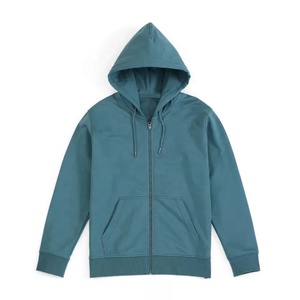 Sudadera con Capucha y Cremallera para Hombre, Premium, de Alta Calidad, con Logotipo Personalizado, Estilo Vintage, Lavado Ácido, Transpirable, Color Negro - Product Image 4