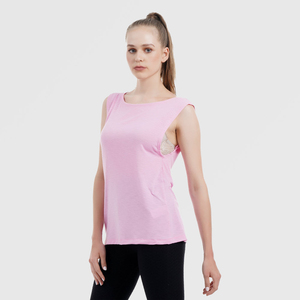 เสื้อกล้ามผู้หญิงแบบกำหนดเองสำหรับฤดูร้อน แห้งเร็ว 100% โพลีเอสเตอร์ พิมพ์ลายตามสั่ง ราคาถูก พร้อมบริการปรับแต่งแบบ OEM - Product Image 3