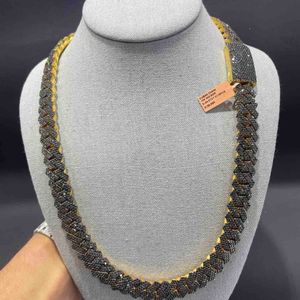 Collier en argent sterling 925 avec moissanite couleur D VVS, chaîne en moissanite certifiée IGI, bijoux en moissanite - Product Image 5