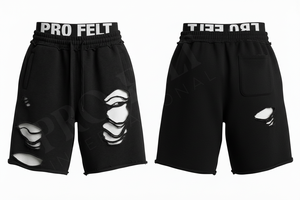 Pantalones Deportivos Casuales de Moda con Diseño Desgastado y Roto, 100% Algodón, de Secado Rápido, Transpirables, Ajuste Holgado, Elásticos, Dobles - Product Image 6