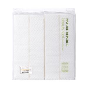 Nature Republic – Disques de coton carrés gaufrés grande capacité, outil de beauté pour usage quotidien - Product Image 1