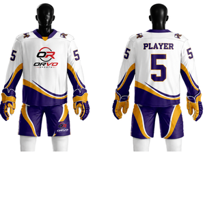 Maillots de hockey sur glace professionnels, uniformes personnalisés sublimés, vêtements de sport en gros pour équipes, fournisseur de maillots de hockey personnalisés OEM - Product Image 3